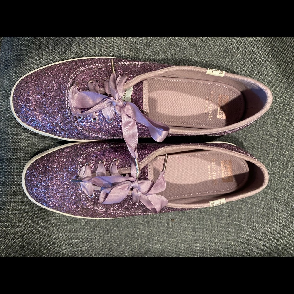 Keds x Kate Spade New York Glitter Sneakers Size 9
